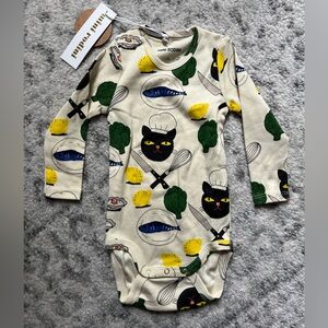 Mini Rodini Fruit Print Baby Onesie